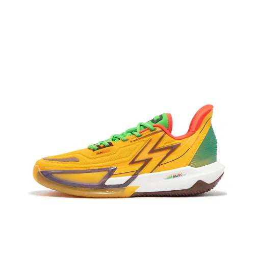 361° BIG3 4,0 Quick Pro Баскетбольные кроссовки Низкий Топ Винтажный Желтый Мужской