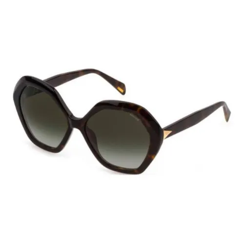CHOPARD Нерегулярная форма Солнцезащитные очки Женские Черепаховый