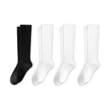 4 шт (Черный + Белый + Белый + Белый)