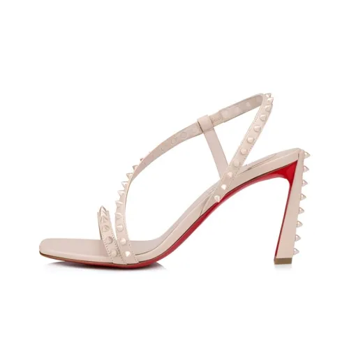 CL one Ремень Сандалии 8,5 см Женские Бежевые