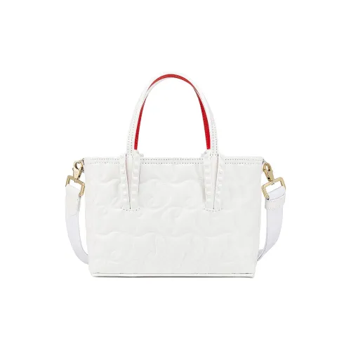 CL LUBOTING Напп Кожа Сумка-тоут Сумка для покупок Сумка через плечо Мини Сумка Женская Белая