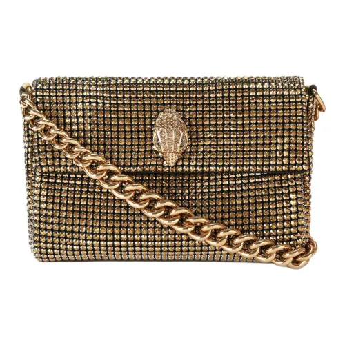 Kurt Geiger London Кристальная сумка через плечо женская золотая