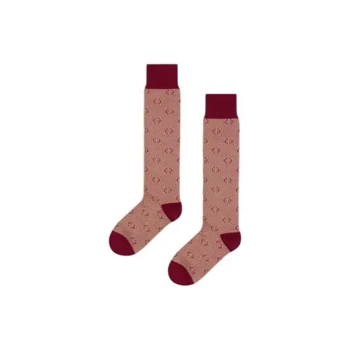 GUCCI 1 шт Красный Женские Колено высокие Носки