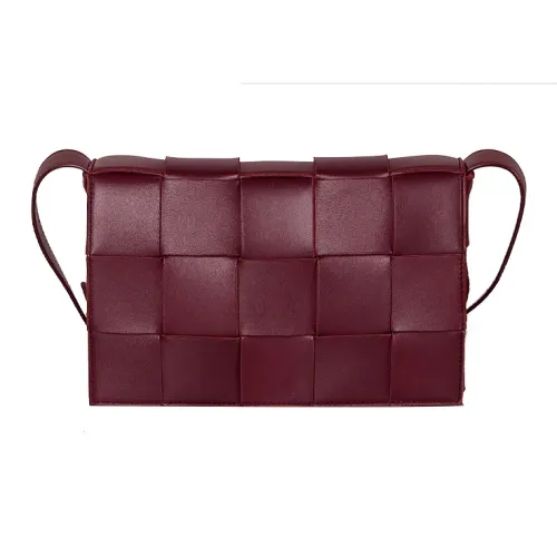 Bottega Veneta Cassette Овчина Тофу Сумка Ручная Сумка через плечо Сумка через плечо Женская Фиолетовая