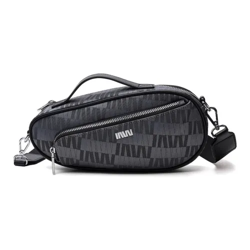 SEPTWOLVES Слинг-сумка Серый Мужской