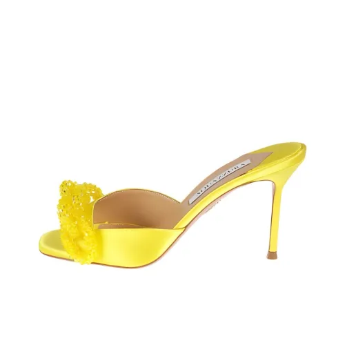 AQUAZZURA Слипоны 8,5 см Женские Желтые