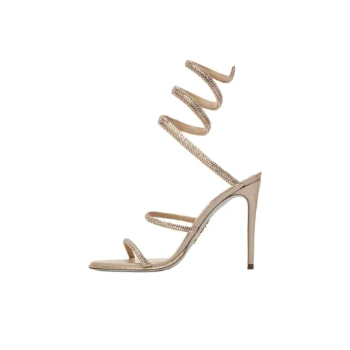 RENE CAOVILLA Cleo One Sandals Strap 10,5cm Women's Light Pink