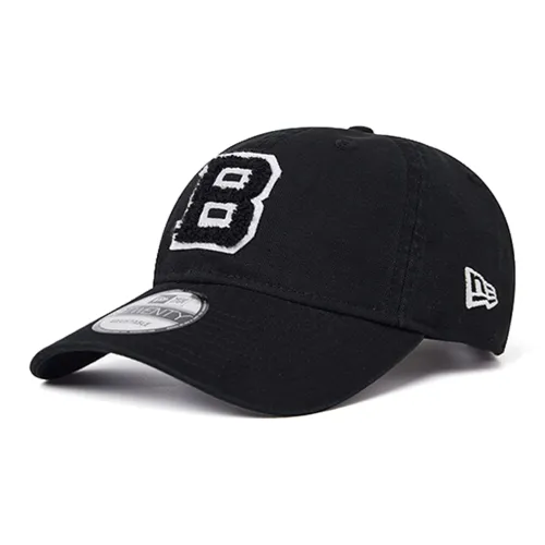 New Era Хлопковые кепки унисекс черные