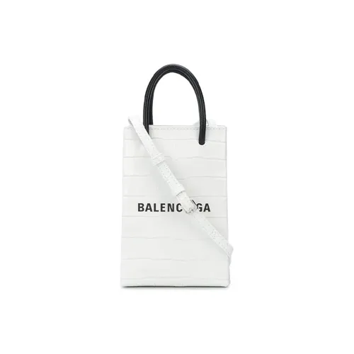 Balenciaga Сумка Tote из коровьей кожи Сумка для покупок Чехол для телефона Сумка через плечо Сумка через плечо