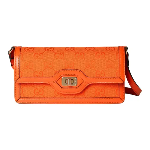GUCCI Canvas Сумка через плечо Мини Женская Оранжевая