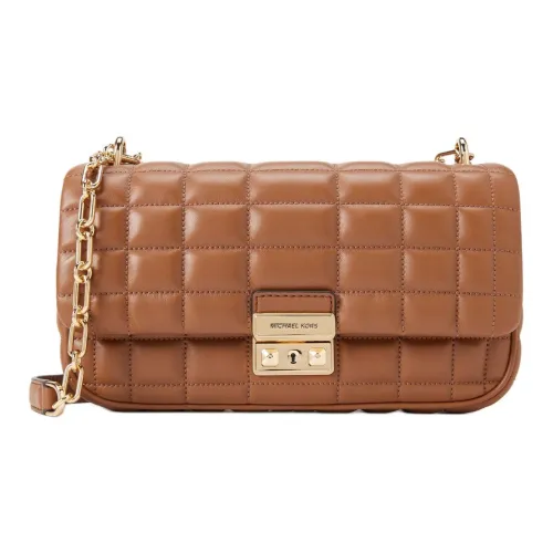 MICHAEL KORS Sheepskin Crossbody Bag Shoulder Bag Large Women's Leather Brown