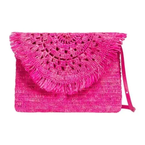 Vanessa Bruno Хлопок Клатч Маленький Женский Фуксия