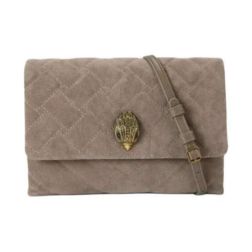 Kurt Geiger London Замша Кожа Сумка через плечо Женская Тауповая