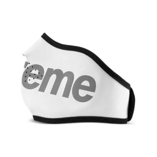 Supreme Шерсть Маски для лица Унисекс Белый