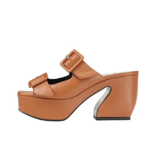 SERGIO ROSSI Слипоны Женские Коричневый