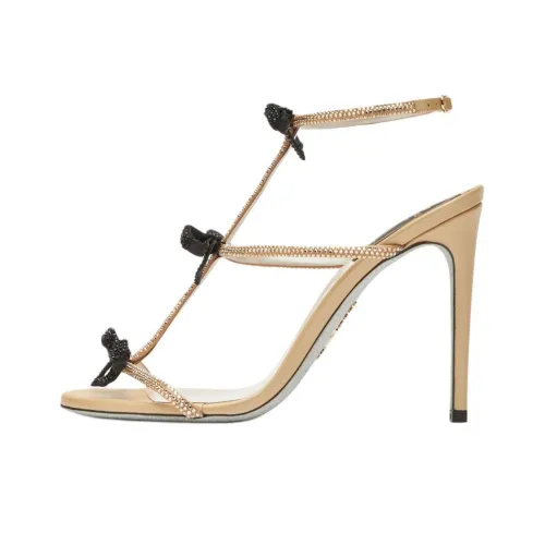 RENE CAOVILLA Caterina One Strap Sandals 10,5cm Women's Brown