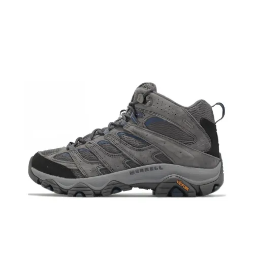 MERRELL MOAB 3 MID GTX Амортизация Износостойкий Высокий Топ Уличная Обувь Мужская Темно-Серый
