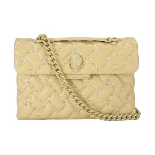 Kurt Geiger London Овечья кожа Сумка через плечо Женская Кремовая