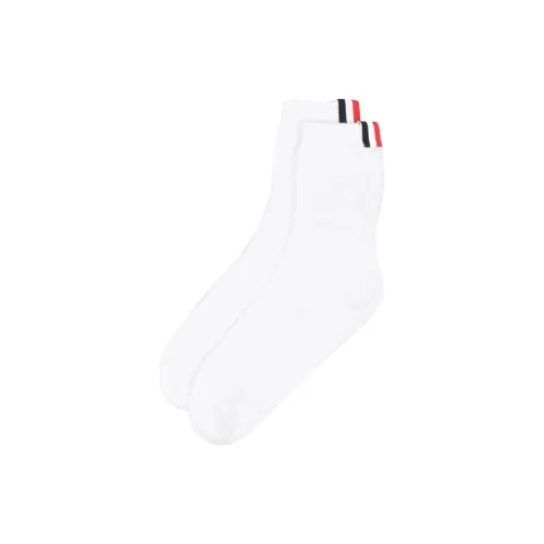THOM BROWNE 1 шт Белые Женские Носки MID до икры