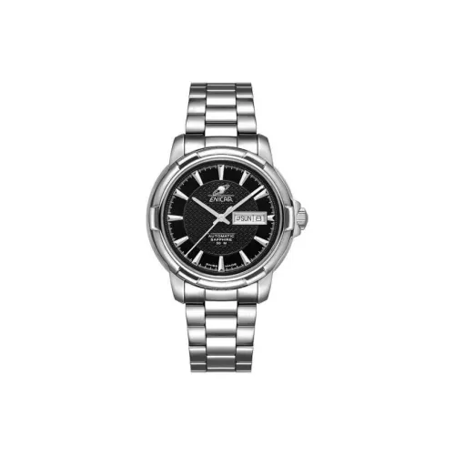 ENICAR Механические Мужские Часы 41 мм Черные