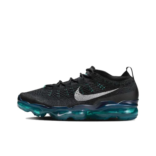 Nike VaporMax 2023 Low Топ Air Cushion Повседневные Беговые Кроссовки Женские Черный Синий