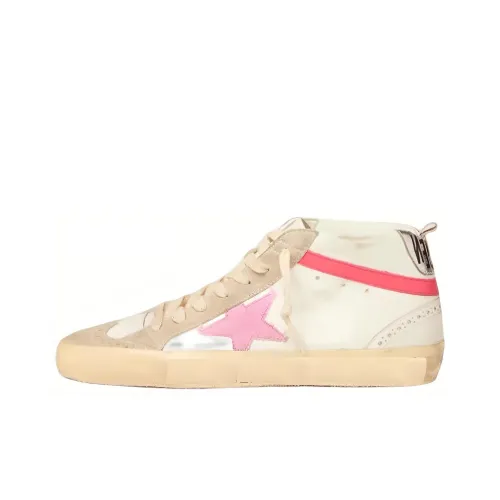 Golden Goose Mid Star Стильные Скейтбординги Женские Белые