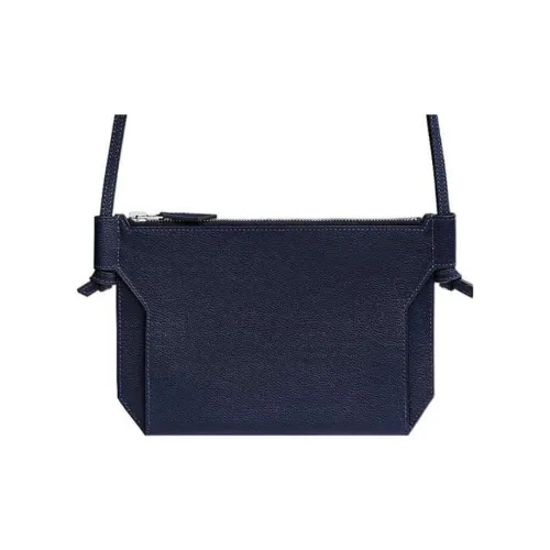 HERMES Ultrapla Evercolor Телячья кожа Сумка через плечо Женская 2Z BLEU NUIT Полночный синий