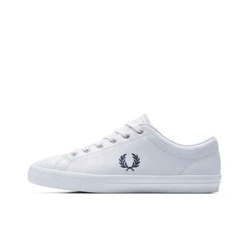 FRED PERRY Низкие кроссовки для скейтбординга Мужские Белые