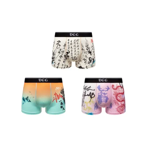 DGG 3 Pack DIALOGUE Eastern+Soaring Into the Sky+Летящий дракон To The Heavens Мужские боксер-шорты