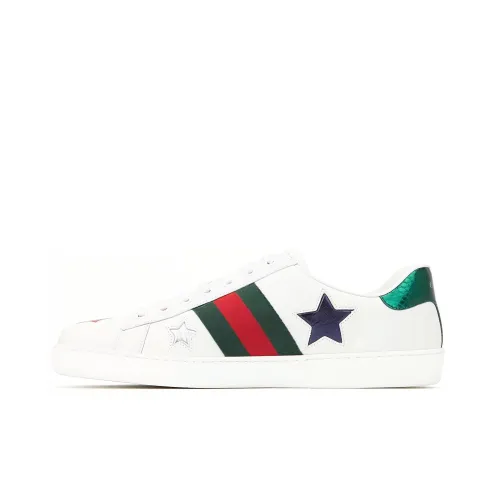 GUCCI Ace Стильные Скейтбординги Мужской Белый