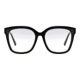 Черная оправа с градиентными серыми линзами