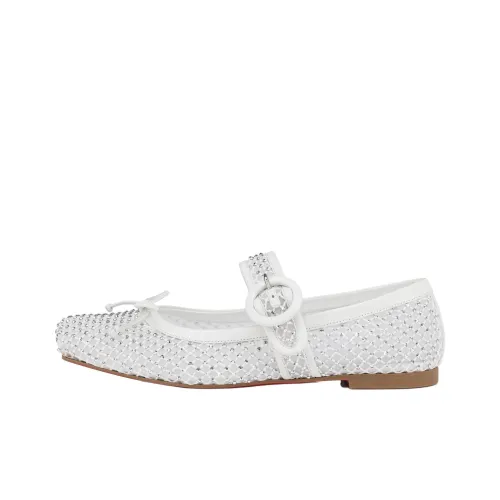 CL Mamastrapitina Плоская подошва Туфли Мэри Джейн Женские Белые