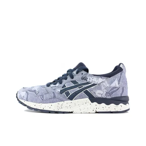 Asics Gel Lyte 5 Устойчивый к истиранию Низкий Топ Повседневная обувь Мужская Ink Синий