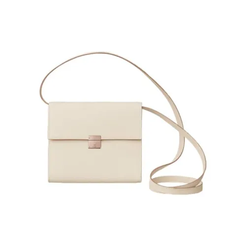 HERMES Clic Epsom Телячья кожа Держатель для карт кошелек сумка через плечо Женская I2 Nata Кремово-белый