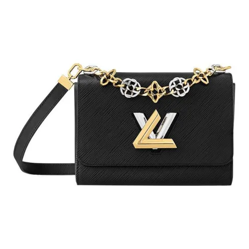 LOUIS VUITTON Twist Epi GRAIN LEATHER Сумка через плечо Средняя Женская Черная