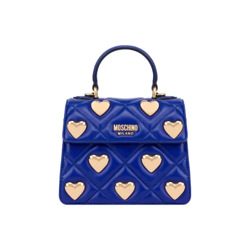 MOSCHINO Овчина Сумка через плечо Сумка Маленькая Женская Синяя