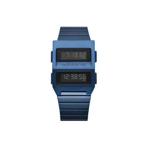 Adidas Мужские наручные часы кварцевый механизм ремешок из нержавеющей стали 30 мм серый циферблат модель Z2060500