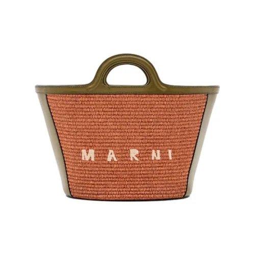 MARNI Raffia Сумка Маленькая Женская Коричневая