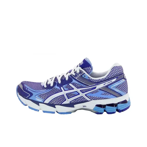 Asics Износостойкие Низкие Беговые Кроссовки Женские Синий-Фиолетовый