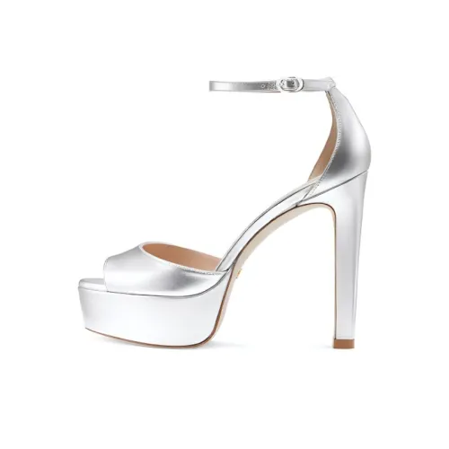 Stuart Weitzman SW one Ремень Сандалии Женские Серебряные
