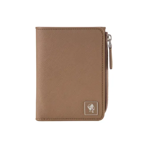 Кошелек Porter с текстурой коровьей кожи унисекс коричневый