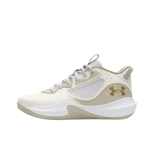 Under Armour Lockdown 6 Баскетбольные кроссовки MID Топ Белый Мужской