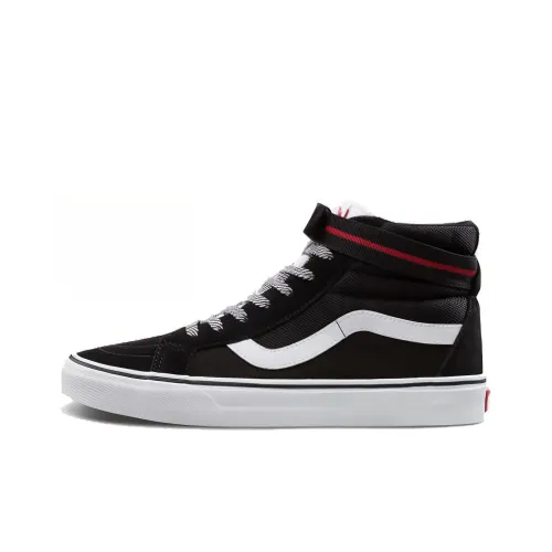 VANS SK8 High Топ Скейтборд Кроссовки Унисекс Черный Белый