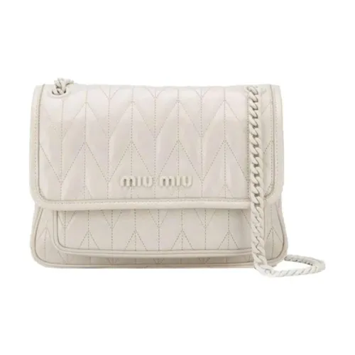 MIU MIU Кожа Сумка через плечо Женская Белая