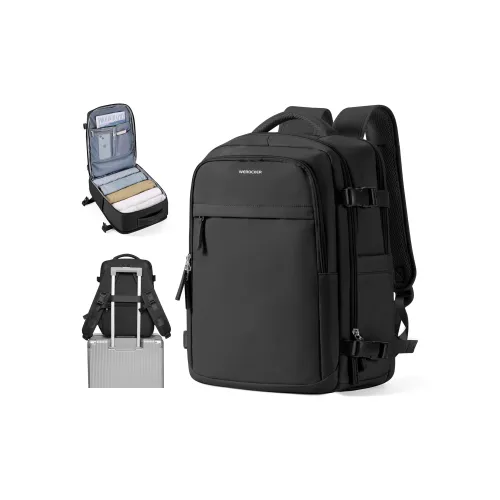 Werocker Ткань Рюкзак Унисекс Черный Бежевый Яшма Павлиний Синий Серый Коричневый Королевский Синий