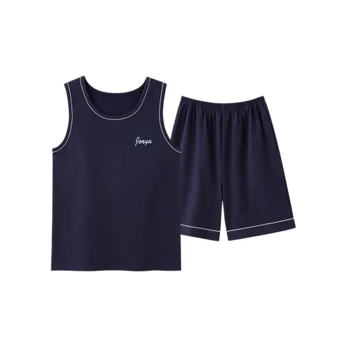 The Story Of The Flower Season Пижамный комплект Мужской Темно-синий