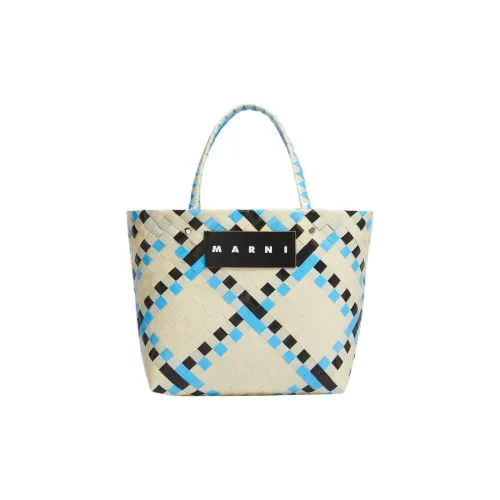 MARNI Полипропиленовая сумка-тоут сумка-тоут сумка для покупок мини-сумка женская многоцветная белая