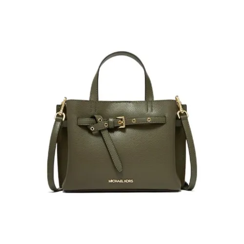 MICHAEL KORS Эмилия Кожа Бабочка Сумка Сумка Сумка через плечо Сумка через плечо Маленькая Женская Оливково-зеленая