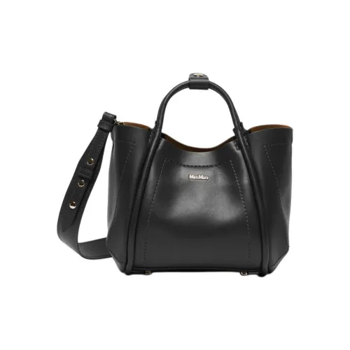 MaxMara Сумка из кожи сумка через плечо сумка экстерна маленькая женская черная