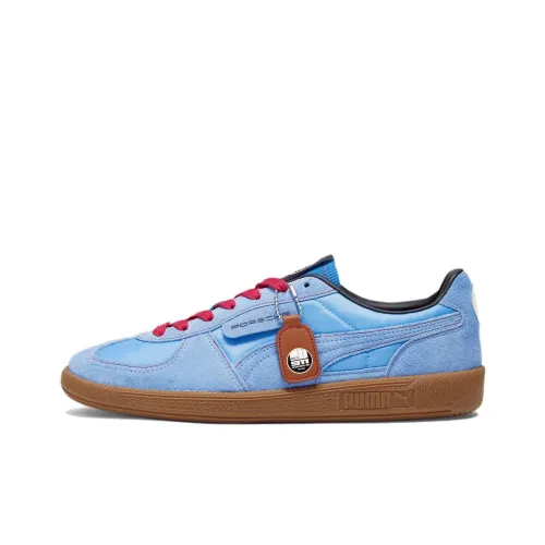 PUMA Palermo Устойчивый к истиранию Низкий Топ Повседневная обувь Женская Синяя